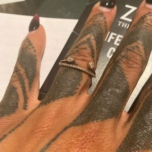 Size 7.5, Zales brand, rose gold